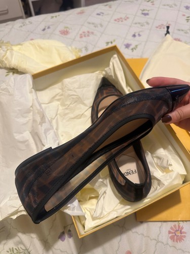 Ballerina fendi colore marrone - colore,