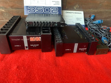 ALPINE 2 Amplificateurs+équalizer HIFI Auto vintage 3502+3508+3310 RARE
