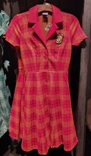 Abito rosso a quadri Universal