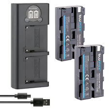 2x batteria + caricatore LCD