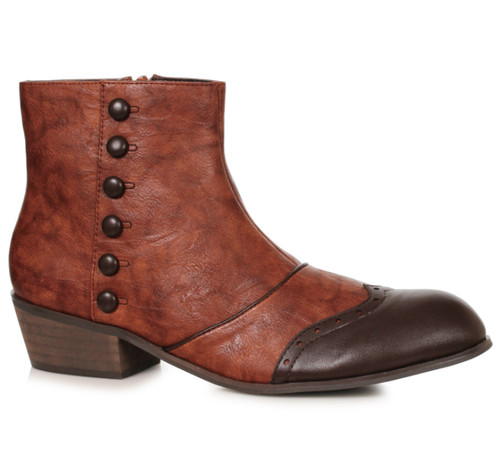 Stivali con bottoni - , brown