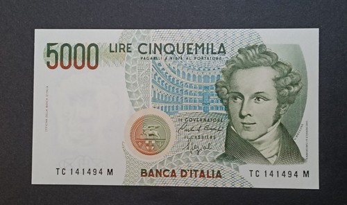 Italia banconota 5000 lire - banconota,