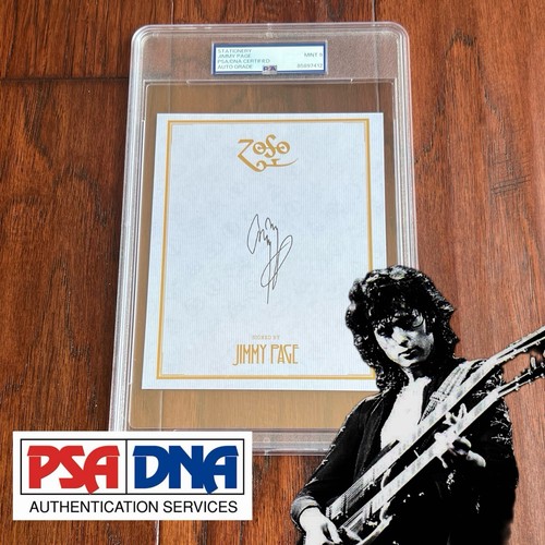 Autografo jimmy page - page, come