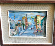 PITTORE -MARIO CORTIELLO 1907-1981  'PAESE VESUVIANO' NAPOLI