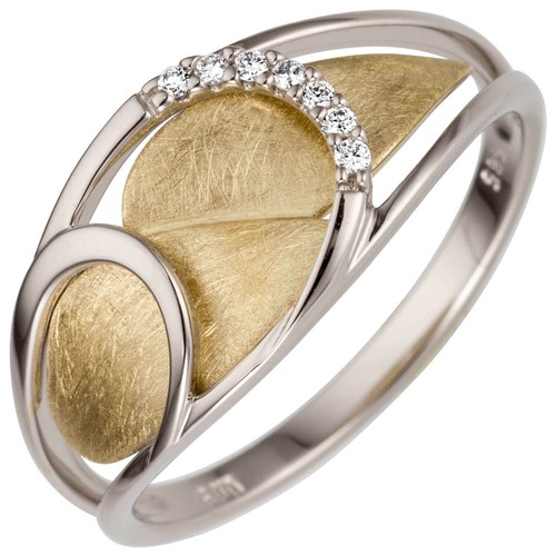 Donna anello 585 oro - in,