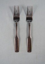 Oneida Stainless China DANFORTH 2 Salad Forks 7 1/8"