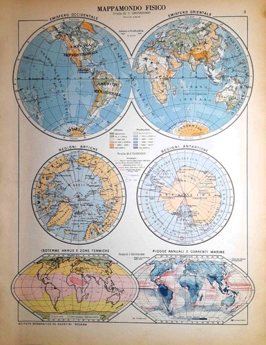 Mappamondo carta geografica - mappamondo,
