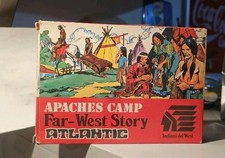 ATLANTIC 1 72 APACHES CAMP FAR WEST STORY 1106 2 SPRUE NON COMPLETO SCATOLA