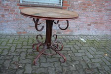 Tavolo in legno curvato tipo Thonet, Fischel, Mundt e simili Caffè Vienna 87 cm elegante
