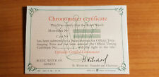 Rolex Cronometro certificato