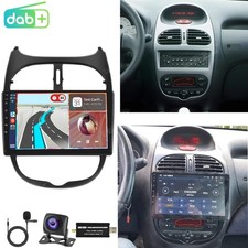 2+64G per PEUGEOT 206 206CC 206SW 2000-2008 Autoradio Carplay Android15 KAM DAB+