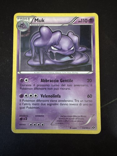 Carta pokemon muk - carta,