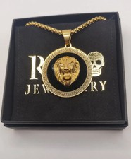 Collana uomo testa leone - uomo,