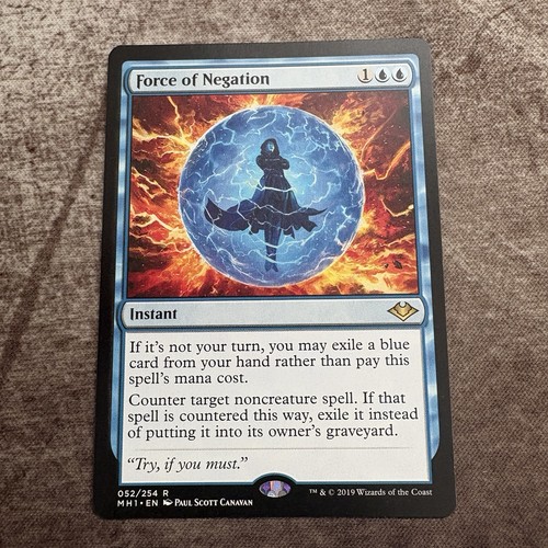 Force negation modern - of,