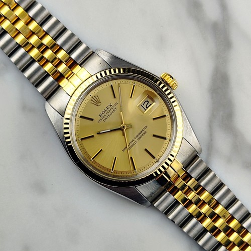 Rolex datejust acciaio - 36, oro