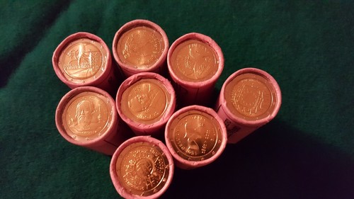 Rotolini euro commemorativi - rotolini, 2