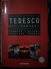 IL DIZIONARIO TEDESCO DIT KOMPAKT tedesco italiano tedesco ed. Paravia 2008 cd
