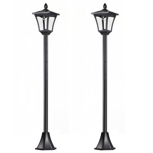Outsunny set lampioni solari - outsunny,
