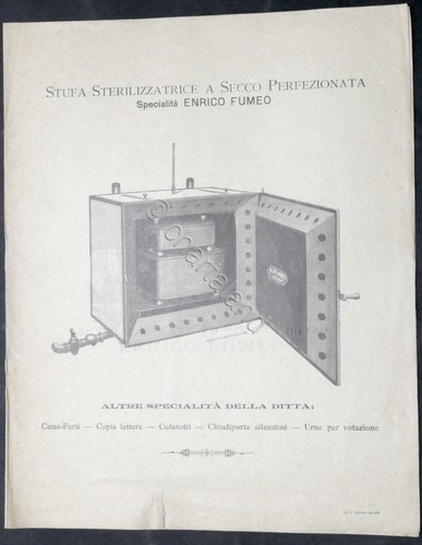 Brochure stufa sterilizzatrice - brochure,