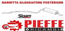 Marmitta silenziatore posteriore SIGAM per FIAT 600 0.9 39 CV 29 Kw e 1.1 54 CV