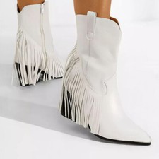 Stivaletti texani donna frange - stivaletti,