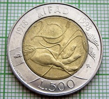 ITALY 1998 500 LIRE