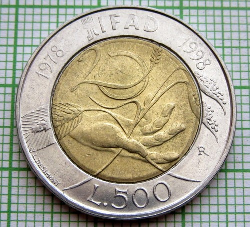 Italy 1998 500 lire - 1998,
