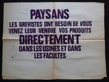 Poster originale maggio 68