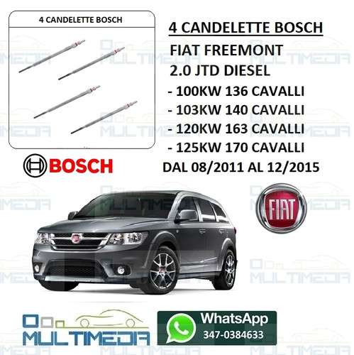 Candelette bosch fiat - 4,