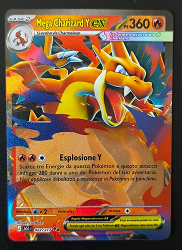Carta pokemon mega charizard - carta,