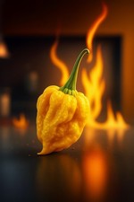 50 Semi Peperoncino Superhot Trinidad Scorpion Yellow Spedizione Compresa