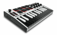 Akai MPK Mini MK3 bianco USB tastiera midicontroller 25 mini tasti 8 MPC pad DAW