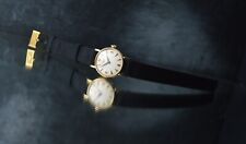 LONGINES LADIES 6650 CALATRAVA 21MM VINTAGE DRESS 18K SOLID GOLD WATCH 19.4