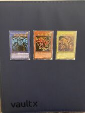 Yu-Gi-Oh le 3 divinità egizie drago alato di ra obelisk Slifer del cielo Eng nm