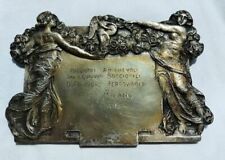 RHO MILANO DOPOLAVORO FERROVIARIO BOCCIOFILI  1933 XI PLACCA MM 145 X 227