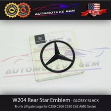 Gloss Black Star Trunk Emblem