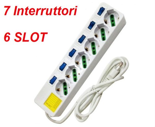 Multipresa elettrica ciabatta - elettrica,