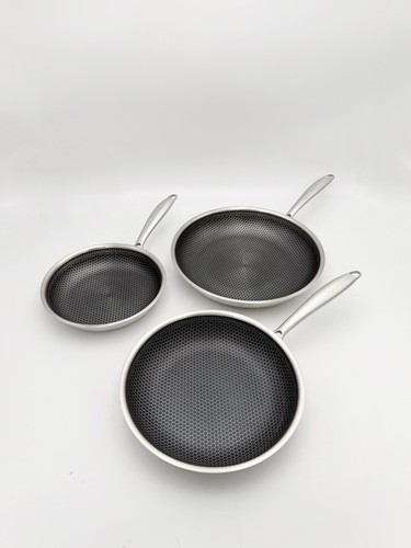Set padelle acciaio inox - 3,