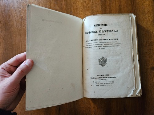 Compendio storia naturale - di,