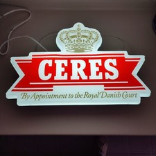 Insegna luminosa birra Ceres -