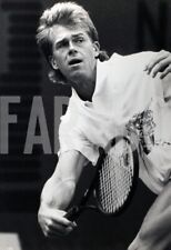 Foto vintage Tennis, Us Open, Stefan Edberg, 1990, stampa 21 x 15 cm