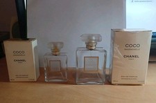 2 BOTTIGLIE VUOTE CHANEL MADEMOISELLE - 50ML E 100 ML - DA COLLEZIONE