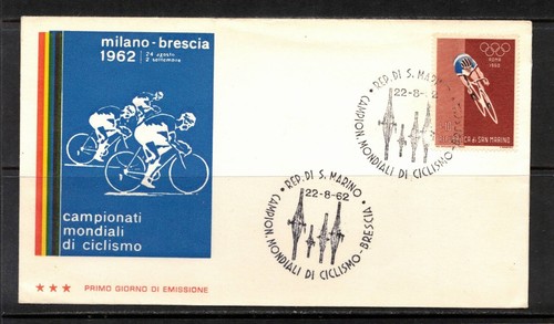 San marino 1962 fdc - san,
