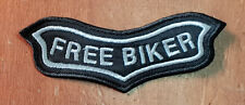 PATCH TOPPA - FREE BIKER - 10 cm X 3,9 cm