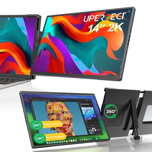 Monitor qhd display - monitor, 14"