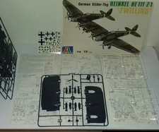 HEINKEL 111 Z ZWILLING KIT 1/72 ITALAEREI 119 SENZA SCATOLA IN BUONE CONDIZIONI