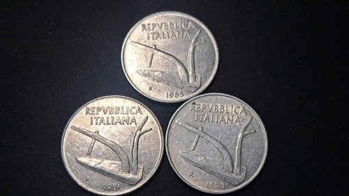 Italia 3 monete da 10 - -,