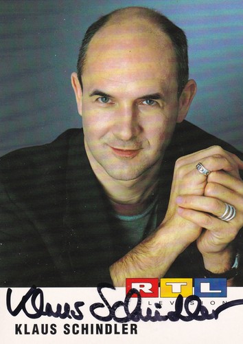 Autografo klaus schindler - -,