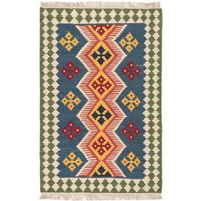 Kilim 124x80 CM Intrecciato a