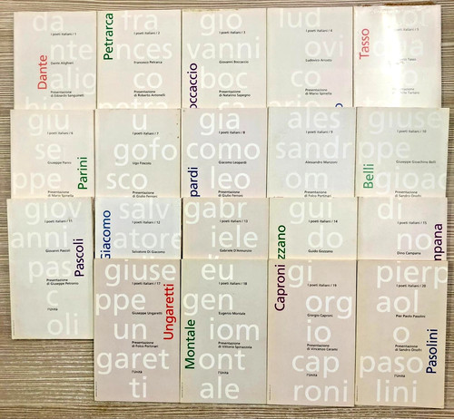 Poeti italiani unità - -, |